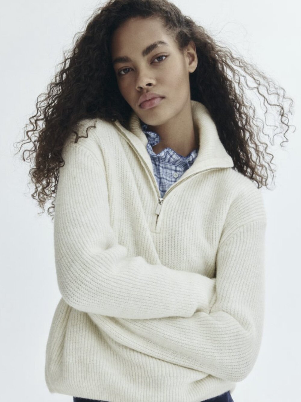 H&M Half-Zip Sweater XXS